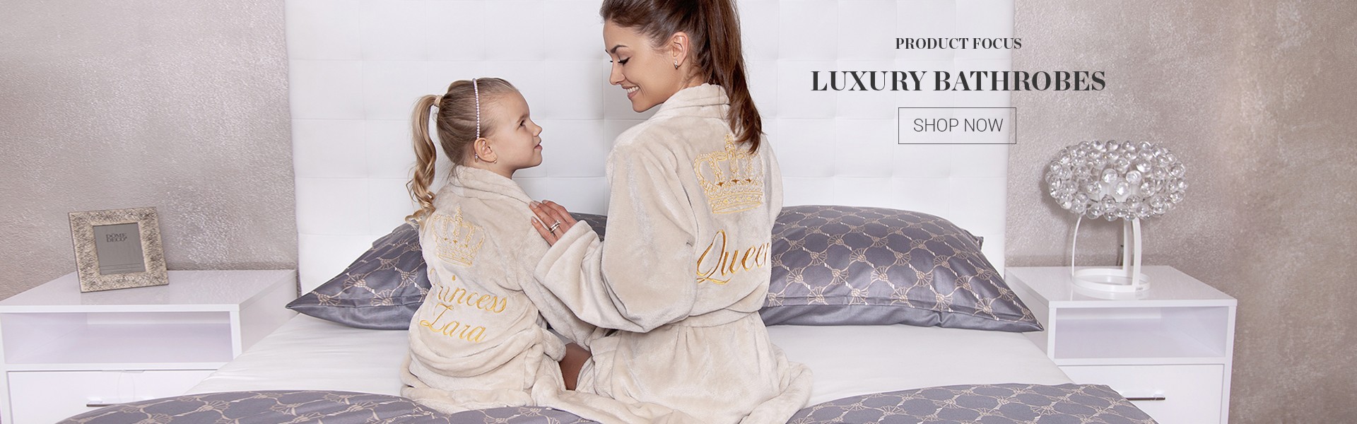 Fleece personalised bathrobes  