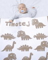 Martello Blanket and pillowcase with the name of baby