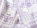 Fialová deka s organickej bavlny babygift