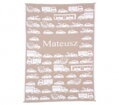 Martello Blanket and pillowcase with the name of baby