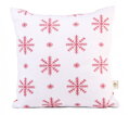 Martello Red pillowcase with snowflakes