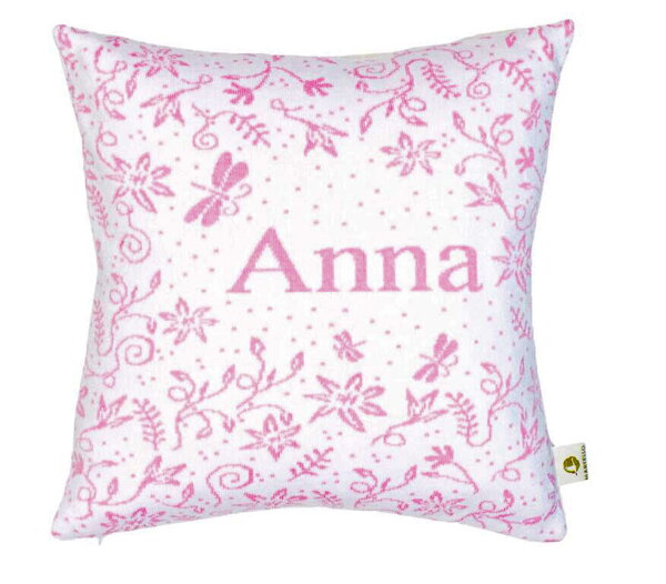 Martello Pink pillowcase with flowers