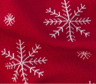 Martello Red pillowcase with snowflakes
