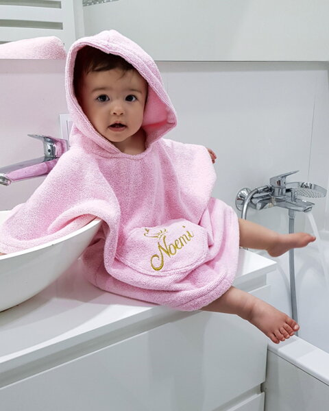 detské pončo s menom