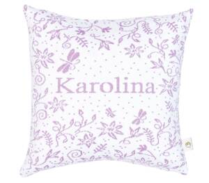Martello Purple pillowcase with flowers 