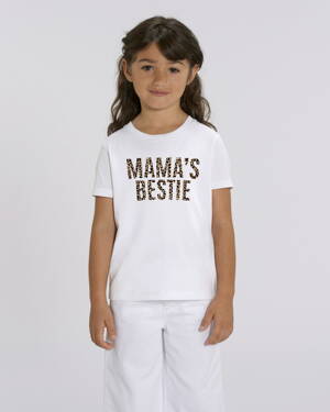 White t-shirt MAMA'S BESTIE