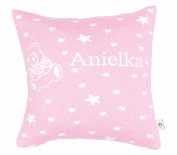 Martello Pink pillowcase with stars