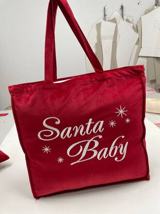 SANTA BABY SHOPPING BAG